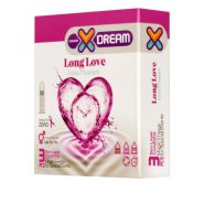 کاندوم لذت طولانی مدل Long Love ایکس دریم بسته 3 عددی